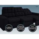 Ver imagem 5 de Sofá 3 Lugares Net Jobim Assento Retrátil e Reclinável 2,05m (L)