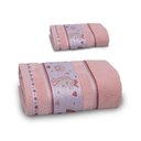 Ver imagem 1 de Jogo de Toalha de Banho Infantil 2 Peças Soft Kids com Lavabo Appel Rosê Misty - Unicórnio
