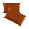 Conjunto Porta Travesseiro em Veludo Terracota - 1