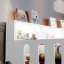 Ver imagem 3 de Cama de Criança Infantil Led Nina com Nicho Branco