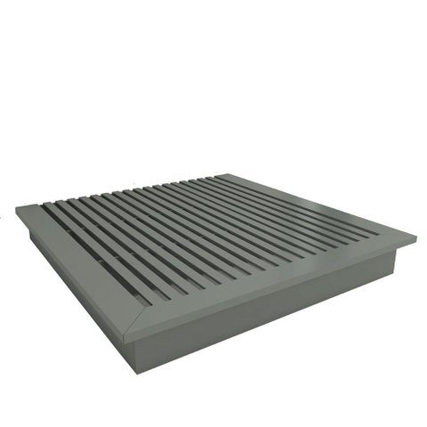 Cama King sob Medida Cz 201cmx208cm 100% Mdf Casa Lar Cor:cinza Sagrado