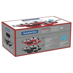 Jogo de panelas (preto) alumínio revestimento antiaderente 5pçs Piacenza Tramontina - 2