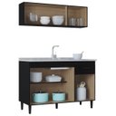 Ver imagem 5 de Armário de Cozinha CP01 com Pia Inox Classic P11 Preto - Mpozenato
