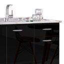 Ver imagem 6 de Armário de Cozinha Cp01 com Pia Inox Classic P11 Preto - Mpozenato