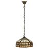 Lustre Pendente Tiffany para Teto em Aço 28 x 46 cm - 2
