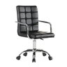 Cadeira de Escritório Diretor Couro Pu Pelegrin PEL-1102 Preta - 1