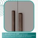 Ver imagem 6 de Guarda Roupa Casal 100% Mdf 6 Portas 6 Gavetas Itália - Mais Móveis Newcanion/offwhite