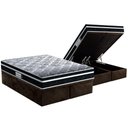 Ver imagem 1 de Cama Box Baú Queen: Colchão Espuma D33 Probel /EP ProDormir Advanced Tech1500 Plus + Base CRC