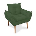 Ver imagem 3 de Kit 10 Poltronas Opala Sala Quarto Recepção Salão Cor:verde