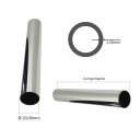 Ver imagem 3 de Tubo Inox - 20,00mm X 2,00mm - Polido - 304/l - C/c - 90 Cm