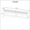Ver imagem 4 de Rack para Tv até 65 Polegadas Ra2000 Natural Tecnomobili
