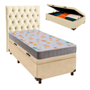 Ver imagem 1 de Kit Cama Box Bau + Cabeceira + Colchão Solteiro D20 - D20 - Inducol