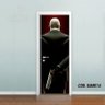 Adesivo De Porta Hitman - Agente 47 #04 - 0,60x2,10m - 1