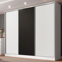 Ver imagem 1 de Guarda Roupa Casal 100% Mdf Madesa Royale 3 Portas de Correr