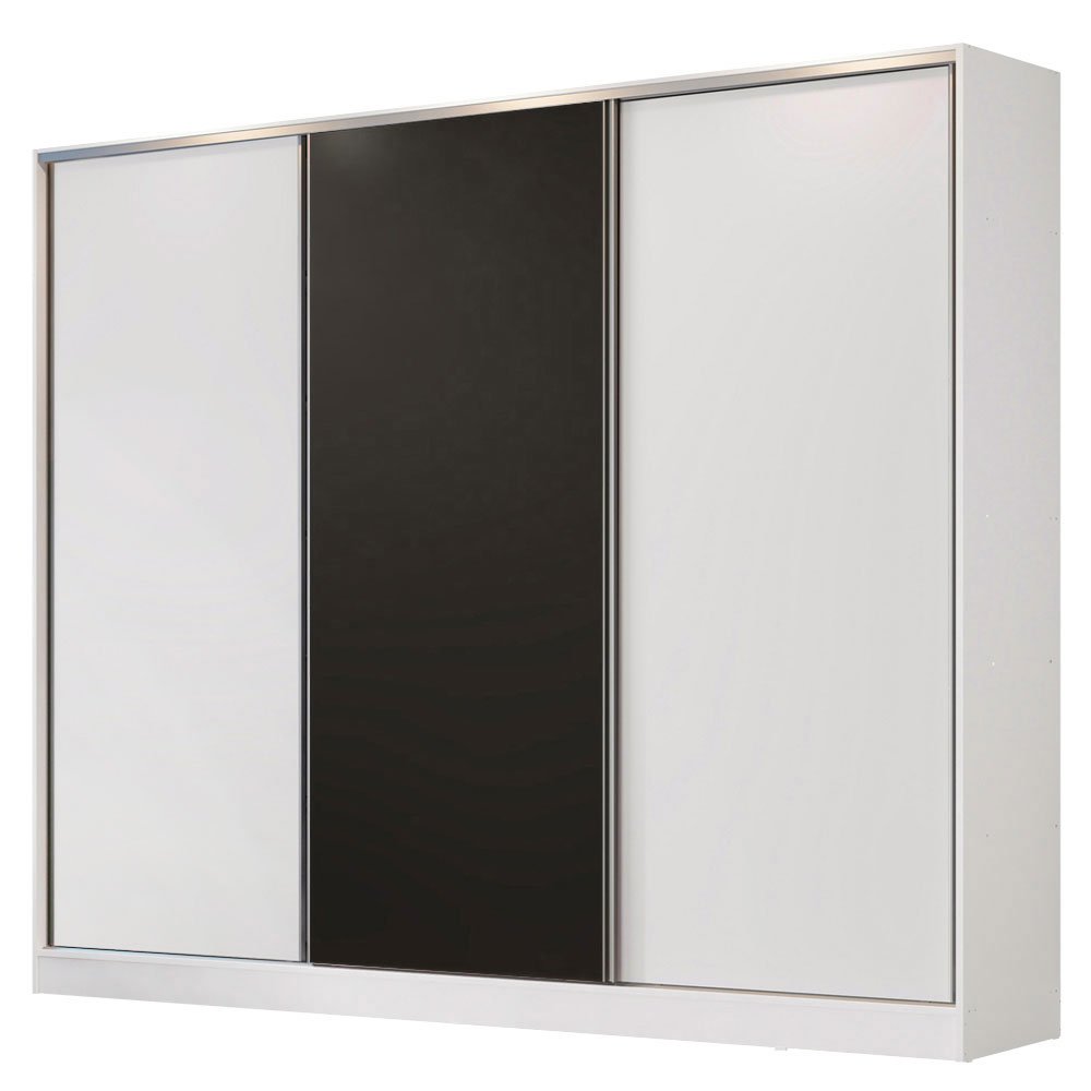 Guarda Roupa Casal 100% Mdf Madesa Royale 3 Portas de Correr - 4