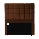 Ver imagem 2 de Cabeceira Box Ortomagic Solteiro Dubai Castor 90 Cm
