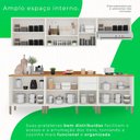 Ver imagem 3 de Cozinha Compacta para Cooktop 5 Bocas 5 Peças 12 Portas 2 Gavetas Paris Sallêto Móveis