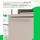 Ver imagem 7 de Cozinha Compacta para Cooktop 5 Bocas 5 Peças 12 Portas 2 Gavetas Paris Sallêto Móveis