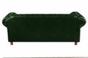 Ver imagem 4 de Kit Sofá Luis XV Chesterfield 3 Lugares + 1 Poltrona Decoração Barbearia Sala - Couríssimo Verde