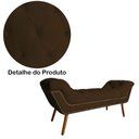 Ver imagem 4 de Conjunto Sienna Cabeceira e Recamier Queen 160 cm Corano Marrom