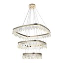 Ver imagem 4 de Lustre Pendente Nordecor Stenna 2897 Ouro Brilho Led Bivolt