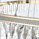 Ver imagem 3 de Lustre Pendente Nordecor Stenna 2897 Ouro Brilho Led Bivolt