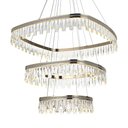 Ver imagem 1 de Lustre Pendente Nordecor Stenna 2897 Ouro Brilho Led Bivolt