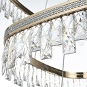 Ver imagem 2 de Lustre Pendente Nordecor Stenna 2897 Ouro Brilho Led Bivolt