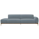 Ver imagem 4 de Sofá Living Unne 3 Lugares 210cm Terminal Direito Bouclé Azul Claro - Nexta Casa