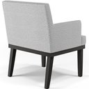 Ver mais imagens de Poltrona Decorativa Para Sala De Estar Base Preto Beatriz W01 Bouclê Cinza - Lyam Decor