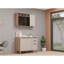 Ver imagem 1 de Cozinha Modulada Compacta 2 Peças com Tampo Aspen Luciane Móveis