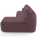 Ver imagem 7 de Sofá 4 Lugares com Chaise Direito Sala Living 288cm Arlo F04 Veludo Lilás - Lyam Decor