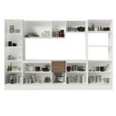 Ver imagem 4 de Armário Smart 100% Mdf 300cm com Balcão e Tampo Branco