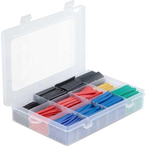 Jogo Tubos Isolantes Termorretráteis com 560 Peças Vonder