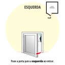 Ver imagem 2 de Porta de Aluminio Abrigo C/trinco Linha Premium:0,60 X 0,60/preto/esquerda