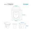 Ver imagem 1 de Tampa Vaso Sanitário Calypso Plus Laqueado Biscuit Incepa