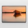 Quadro Decorativo Paisagem Canoa por do Sol Sala Quarto Casa Escritório - 6
