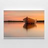 Quadro Decorativo Paisagem Canoa por do Sol Sala Quarto Casa Escritório - 4