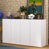Aparador Buffet 4 portas Alemanha Multimóveis BR3555 Branco - 2