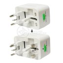 Ver imagem 1 de Adaptador Tomada Universal Padrão 150 Países Uk Europa Eua Asia Viagem Bivolt 110/220 Bivolt Aio