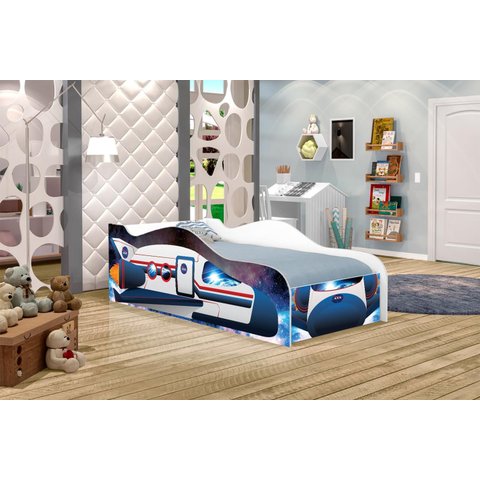 Cama Foguete Espacial Kids Infantil