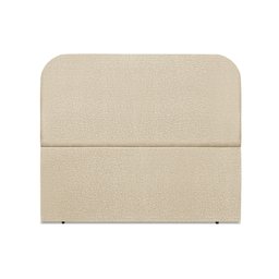 Cabeceira Estofada Casal Alana 140cm Linho Bege - 1