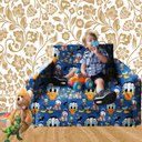 Ver imagem 2 de Poltrona Sofa Dois Lugares Infantil Dino Reforçada Quarto Sala Donald