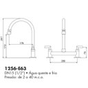 Ver imagem 2 de Misturador para Cozinha de Mesa Delfos Eternit 1256-E63