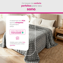 Ver imagem 4 de Manta Colcha Cobertor Casal Poá Sortida 180x220cm Microfibra Antialérgico Super Macio Premium