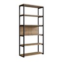 Ver imagem 1 de Móveis para Sala de Estar Estante Modular Oxford Marrom/Woodmel/Preto