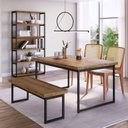 Ver imagem 2 de Móveis para Sala de Estar Estante Modular Oxford Marrom/Woodmel/Preto
