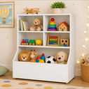 Ver imagem 1 de Organizador de Brinquedos em MDF Branco