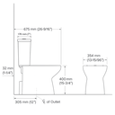 Ver imagem 3 de Kit Bacia Span Round Kohler com Caixa Acoplada, Assento e Acessórios 28988BR-0 - 28988BR-0