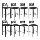 Ver imagem 1 de Kit 8 banquetas Eliza Gourmet Cinza-Gat Magazine